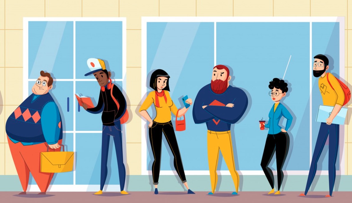 Attese in filiale bancaria