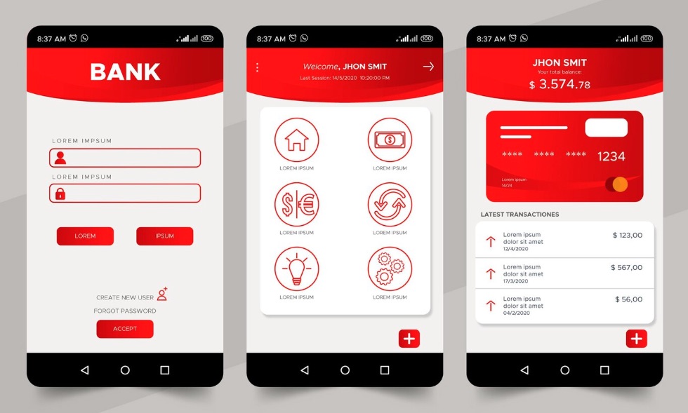 Interfaccia riepilogo e notifiche